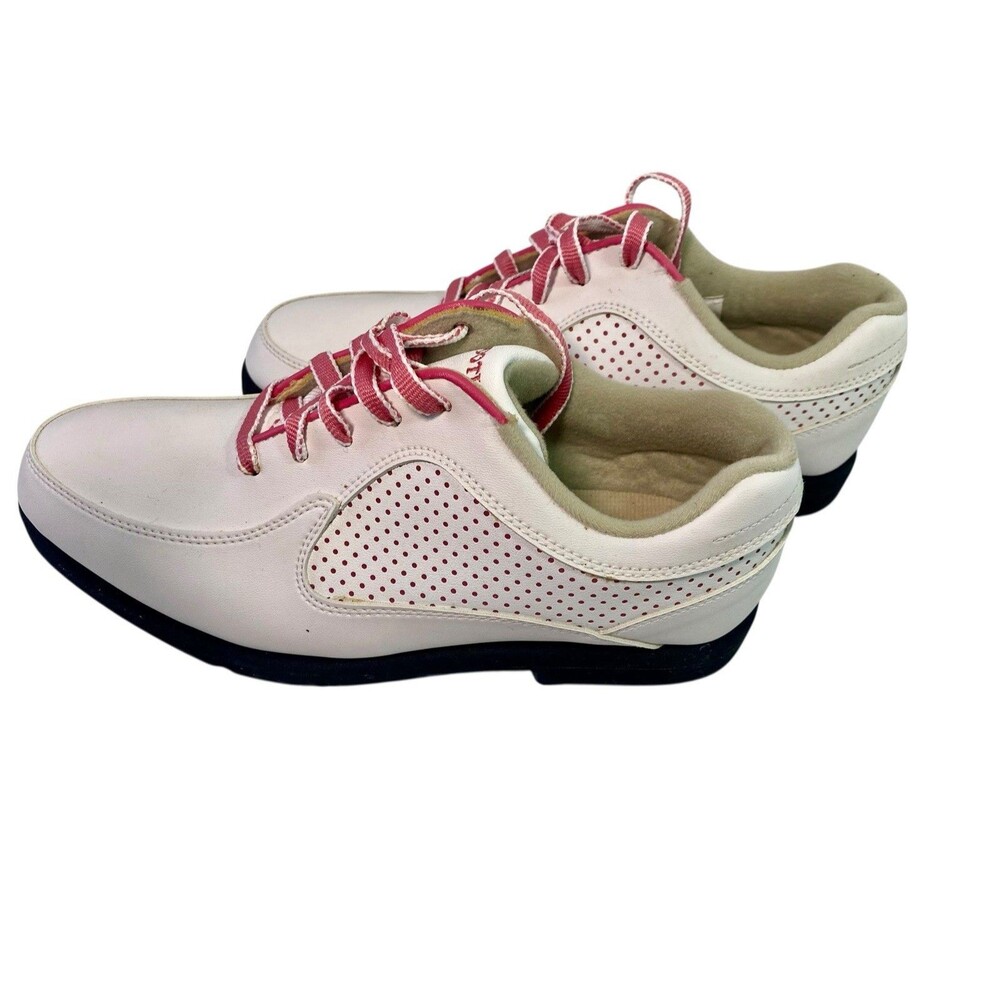 FootJoy Junior Girls Golf Shoes Pink White Size 6M